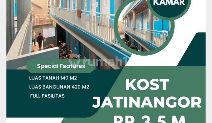 Dijual Murah Kosan 26 Kamar Full Penyewa di Jatinangor