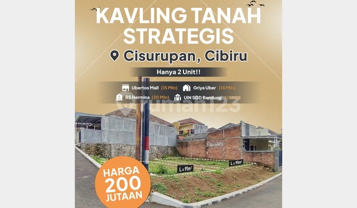 Tanah Hook di Cisurupan 10 Menit Alun-Alun Ujungberung