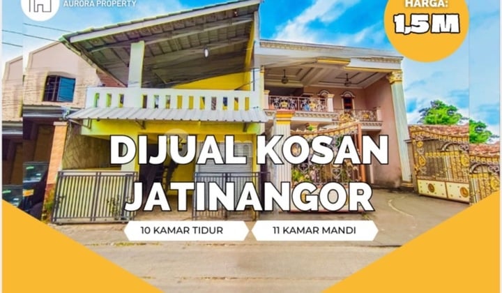 Investasi Menguntungkan! Kosan 10 Kamar Jatinangor, Jalan Mobil