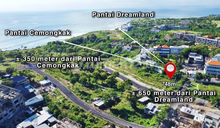 Hot List Top Urgent Cheapest In Its Class For Sale Land Sea View Beach Cemongkak Pecatu South Kuta Location