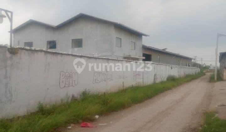 Dijual Gudang Pabrik Siap Produksi - Akses Kontainer 40 Ft, Sukadiri Tangerang