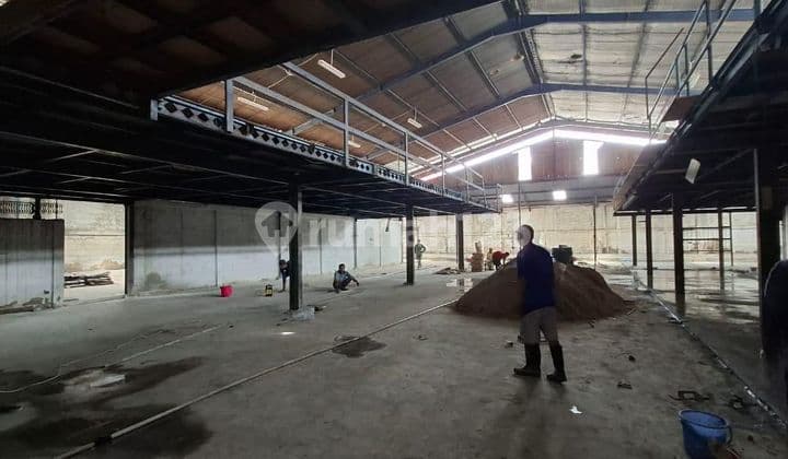 Disewakan Gudang Besar Tanjung Pura Jakarta Barat | Lb ±3.000 M² | Akses Kontainer 40 Ft | Listrik 53.000 Va