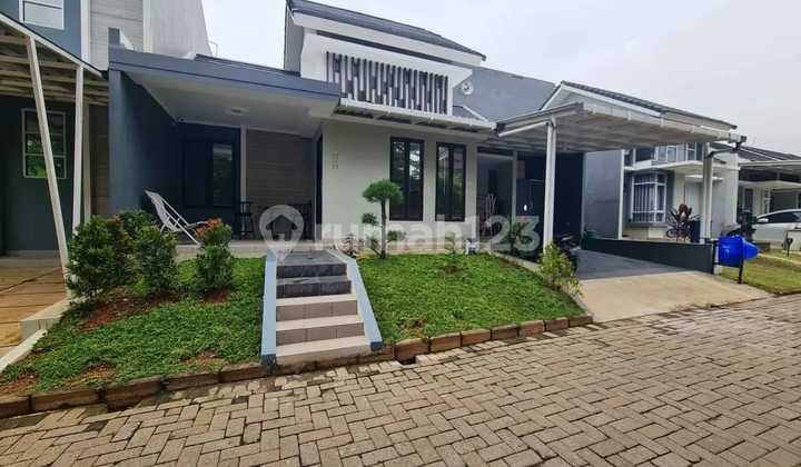 Rumah Furnish Lingkungan Asri SHM di Sentul Selatan