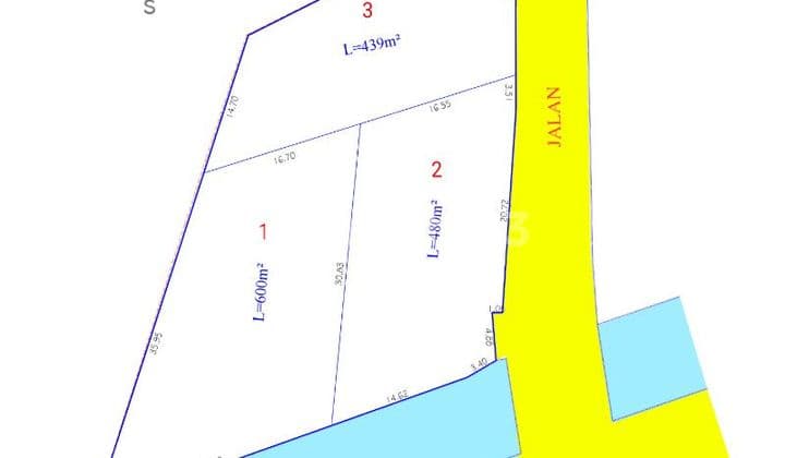 TOP DEAL DI JUAL TANAH KAVLING PINGGIR JALAN UTAMA LOKASI SUWUNG SANUR DENPASAR SELATAN