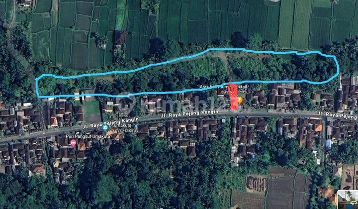 PASTI DEAL DI JUAL TANAH VIEW SAWAH LOKASI PEJENG UBUD GIANYAR