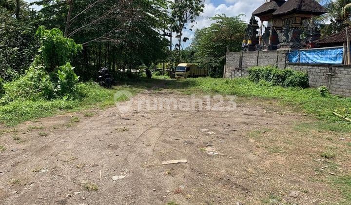 SURE DEAL FOR SALE LAND SIDE OF ROAD LOCATION NYAMBU KABA KABA KEDIRI TABANAN