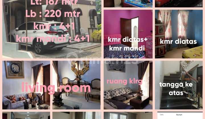 Rumah Bagus Unfurnished SHM Limo, Depok. Lokasi strategis 250m Pintu Toll. Siap Huni, lingkungan nyaman dan asri, bebas banjir