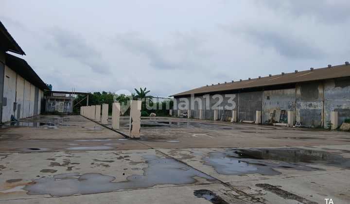Disewakan Gudang C Tanah Kosong Dipergudangan Kapuk Kamal