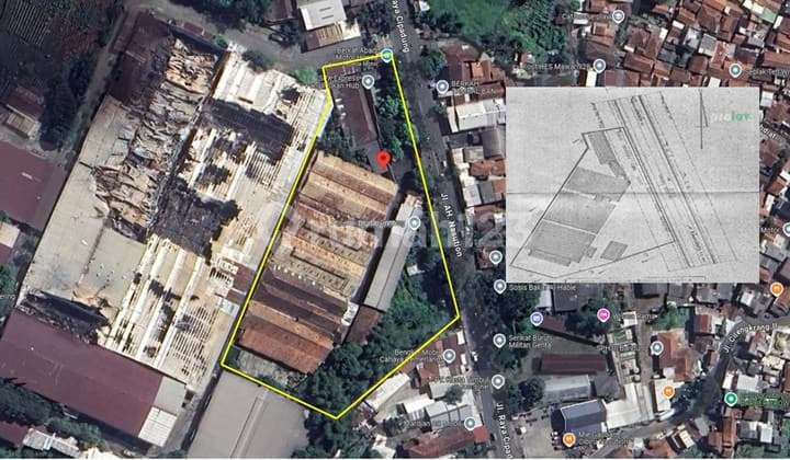 Dijual Ex Pabrik Harga NJOP Cocok untuk Usaha dan Investasi