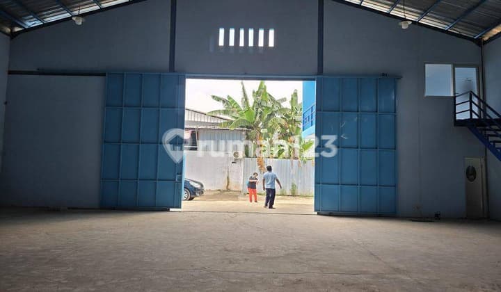 Gudang Baru Gandeng 200M,400M,600M Ada Office, Ruang Karyawan 2Lantai Lokasi Gudang di Mustika Jaya, Bekasi #803