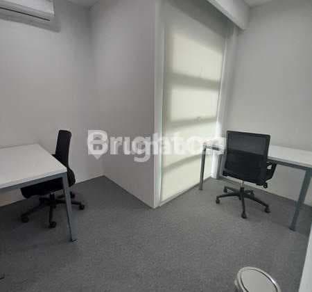 Sewa Kantor Siap Pakai! Furnished + Wifi, Lokasi Elit