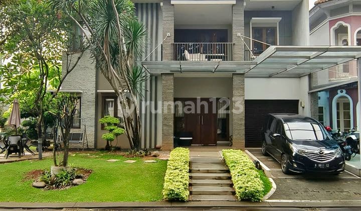 Rumah Hoek Modern Asri Dan Nyaman Dalam Cluster De Latinos Bsd