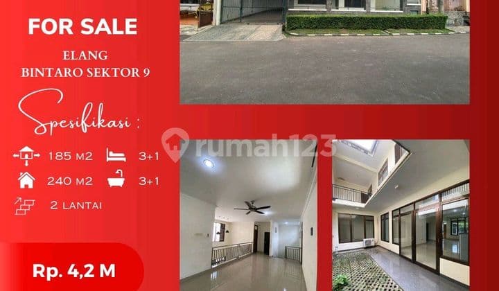Dijual Cepat Rumah 2 Lantai Di Komplek Elang Bintaro Sektor 9