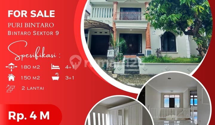 Dijual Rumah Siap Huni Di Puri Bintaro