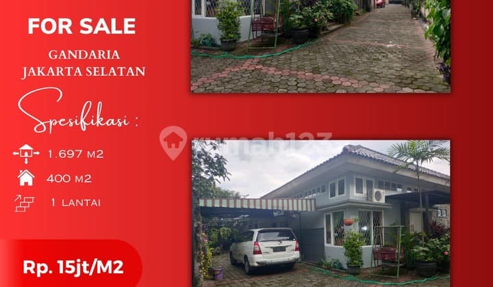 Dijual Cepat Dengan Lokasi Strategis Di Gandaria Selatan.