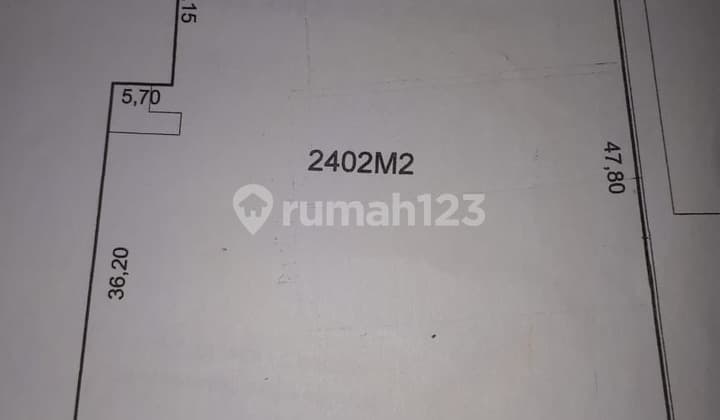 Dijual Tanah Luas : 2402 M2,Cocok untuk Cluster, Ruang Usaha, Lapangan Olah Raga di Lebak Bulus, Jaksel SHM