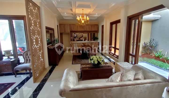 Turun Harga, Nego Sampai Deal Rumah Baru & Bagus, Kokoh Furnished Lokasi Strategis SHM Dekat Aeon Mall & Sta. Tj Barat di Kebagusan Jaksel