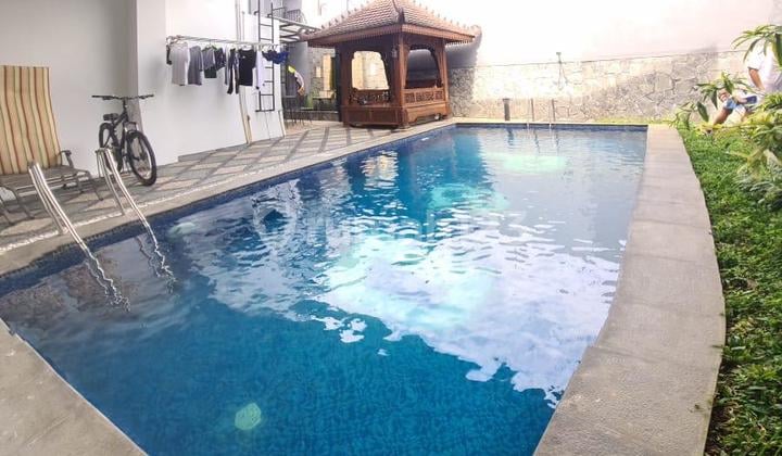 Luxury 2-Story Cluster House, Furnished, Private Pool in Bogor