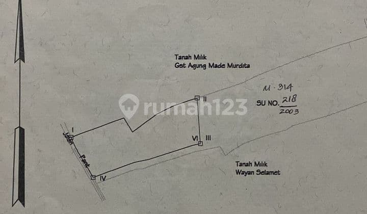 Dijual tanah lokasi jalan pantai mecasti medahan blahbatuh