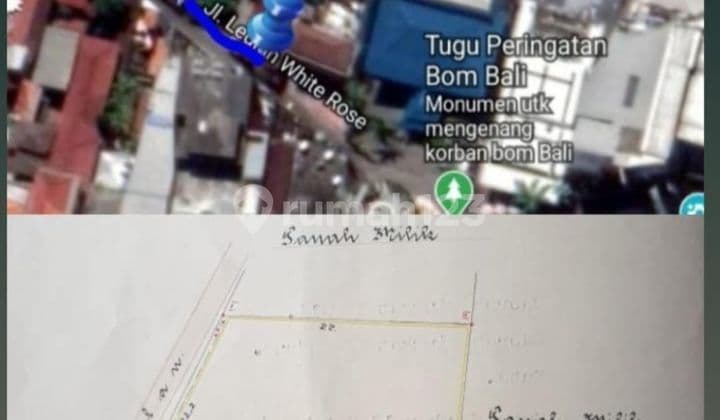 PASTI DEAL DI JUAL TANAH BONUS BANGUNAN LOKASI LEGIAN KUTA BADUNG