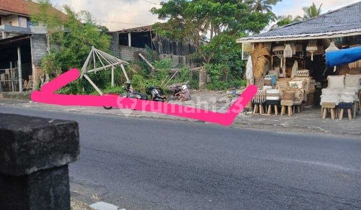 PASTI DEAL DI JUAL TANAH PINGGIR JALAN LOKASI ANDONG UBUD CENTRAL GIANYAR