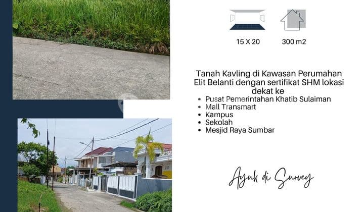 Investasi Fantastis Tanah Kavling 15X20 di Kawasan Elit Belanti Padang