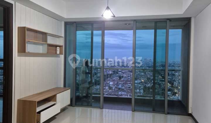 Dijual Apartemen St Moritz Puri Indah Tower New Royal Lt 30 Luas 96M2, HGB Hadap Utara, Semi Furniture: Kitchen Cabinet, Ac, Kompor, Gradenza, Siap Huni, Survey Yuk!!