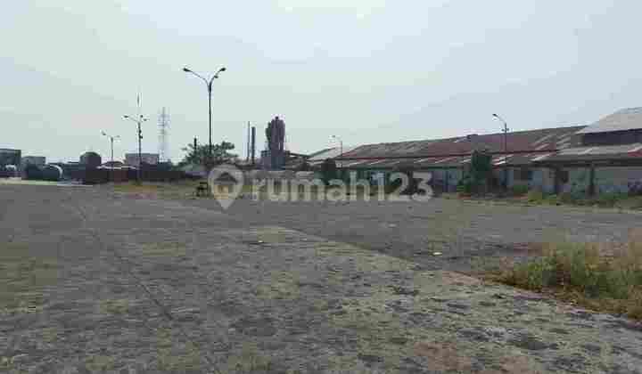 Tanah Lahan Cor dan Paving Jalan Raya Tanjungsari Tandes Lor