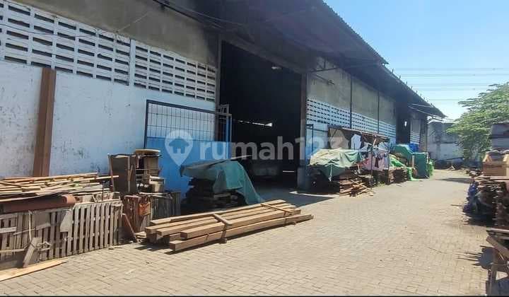 Gudang Jalan Raya Tambak Osowilangon Romokalisari Lebar Depan 55 Meter