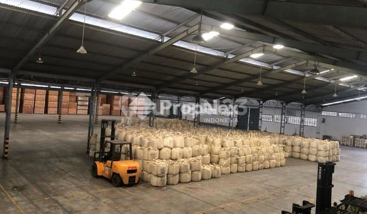 Warehouse Concrete Floor Kalianak Main Road West Surabaya Open Yard Paving