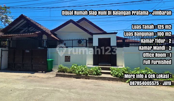 For Sale Ready-to-Live-in House at Balangan Pratama Jimbaran in Bali
