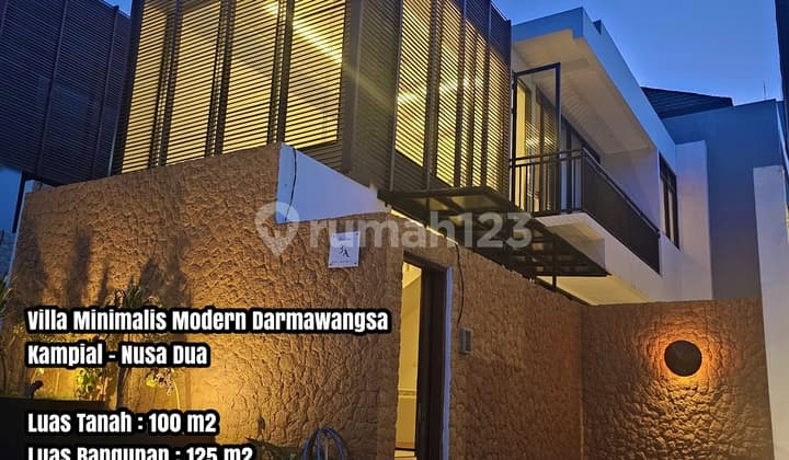 Dijual Villa Modern Minimalis Dikawasan Wasata Nusa Dua di Bali