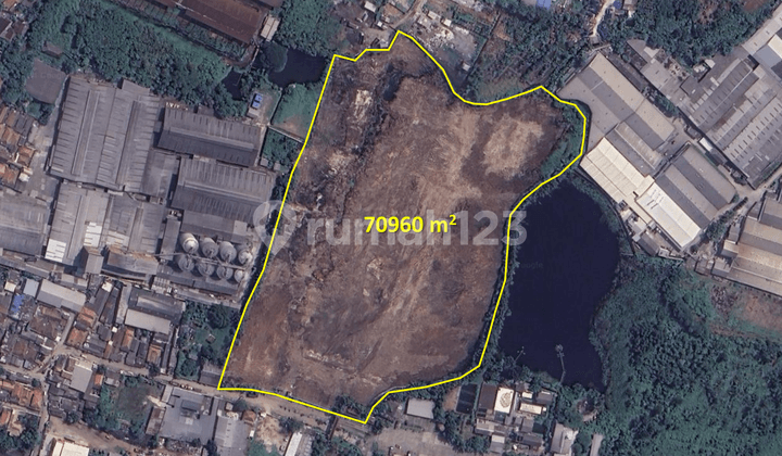 For Sale Fast 7 Hectares Industrial Land Plot in Cikupa Tangerang