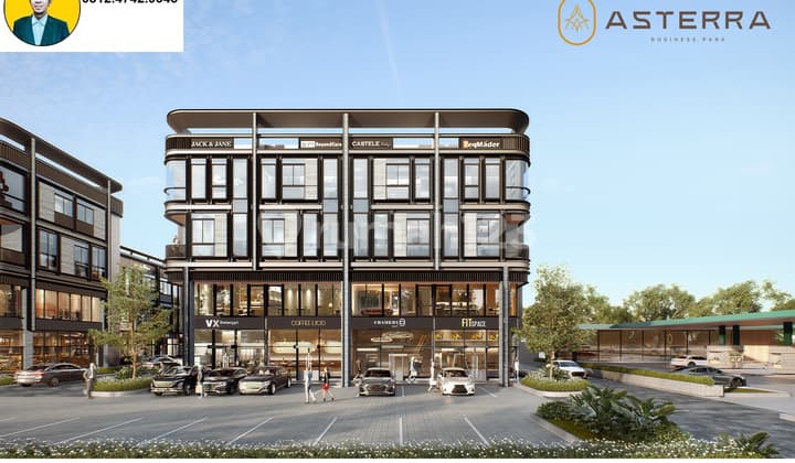 P72. Dijual Ruko Asterra BSD – Lokasi Strategis di West CBD, Harga Mulai 3M-an
