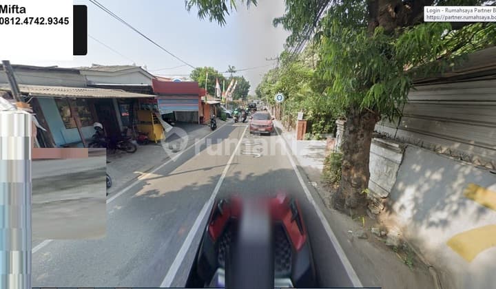 388. Dijual Tanah Pinggir Jalan M Saidi Raya Pesanggrahan Jakarta Selatan Dekat Tol Ciledug SHM Luas 1.550m²