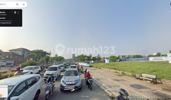 P68. Dijual Tanah Kavling Komersial Prestisius di Latinos BSD – Pinggir Jalan Raya, Depan UPT Puskesmas, Dekat AEON & Stasiun Rawabuntu