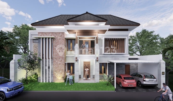 Cluster Mewah dengan View Sungai di Pusat Kota Denpasar Bali