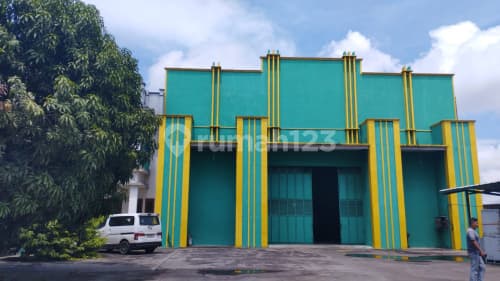 Gudang Luas Siap Pakai Dua Lantai di Wonosalam Demak A5161