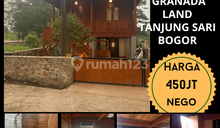 Jual Murah Villa Kayu Jati Siap Pakai Granada Land Puncak 2 Bogor