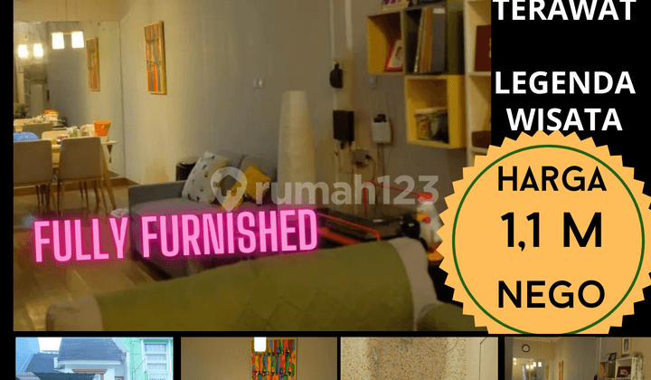 Dijual Dbawah Pasaran Rumah Full Furnished Legenda Wisata Cibubur