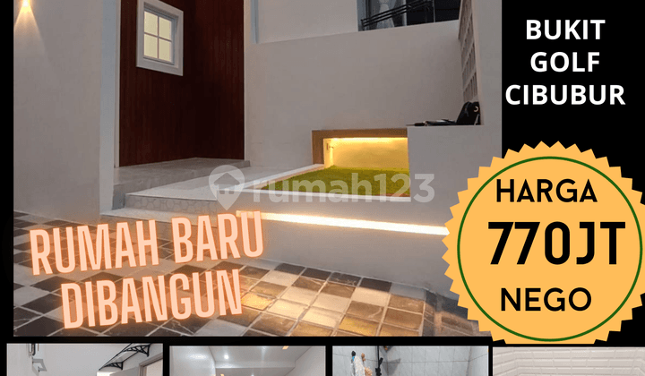 Murah Dijual Dibawah Harga Pasaran Rumah Baru Dibangun Di Bukit Golf Cibubur