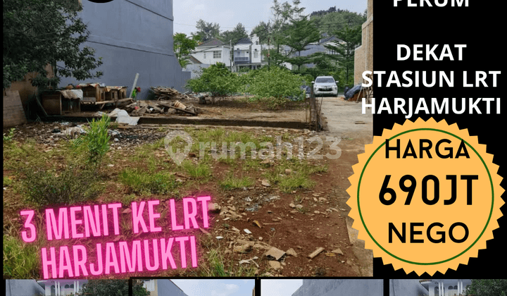 5 Min Ke Lrt Harjamukti Siap Bangun Dlm Perum Jual Cepat