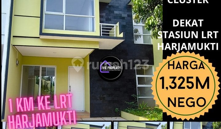 5 Menit ke LRT Harjamukti Jual Cepat Rumah Siap Huni Harjamukti