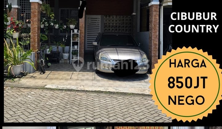 Jual Dibawah Harga Pasaran Rumah 2 LT Harga 1 LT Cibubur Country