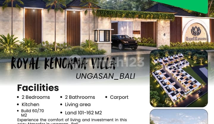 Villa, 1 Floor, Freehold, in Ungasan, Bali
