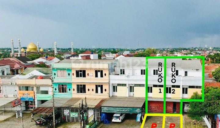 Dijual 2 Unit Ruko dan Tanah Lebih Dibelakang Ruko (Total Luas Area 840 M2)