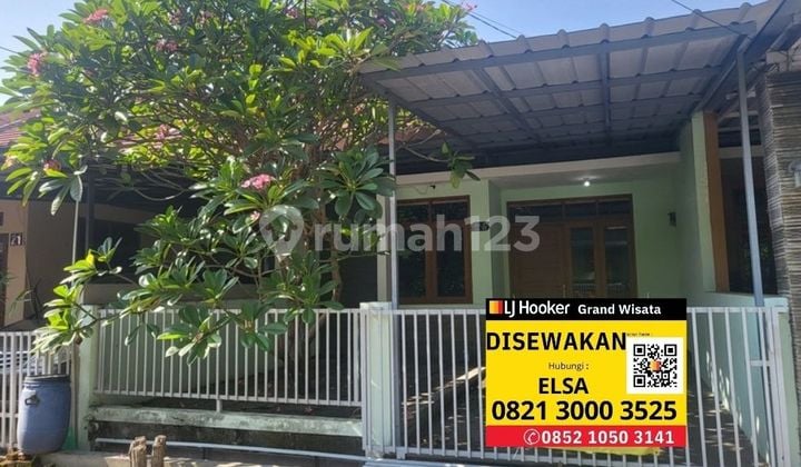 Disewakan Rumah 1.5 Lantai Shm Luas 100 M2, Bagus Semi Furnished Siap Huni, 2 Kamar Tidur. Di Antapani Kota Bandung