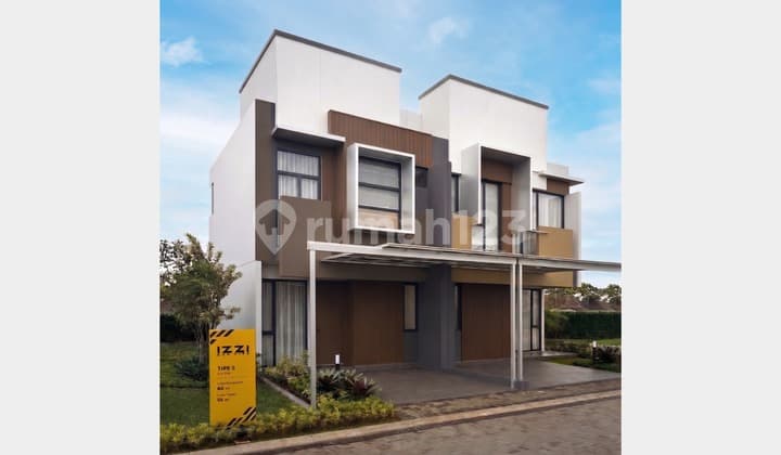Rumah di Cluster Izzi BSD City Dijual Selangkah ke Mall Eastvara dan Toll Access