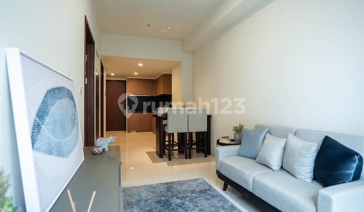 Dijual Cepat Apartemen 1+1 Bedroom Siap Huni Full Furnished di Area Perkantoran Jaksel