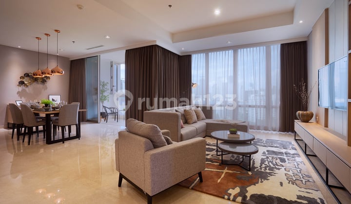 Dijual Apartemen 3 BR Luas Mewah Strategis di Jakarta Selatan Fasilitas Bintang Lima